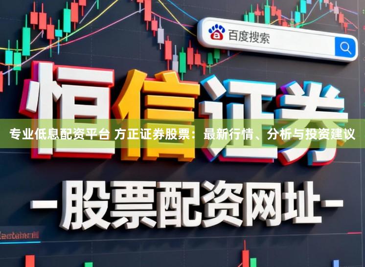 专业低息配资平台 方正证券股票：最新行情、分析与投资建议