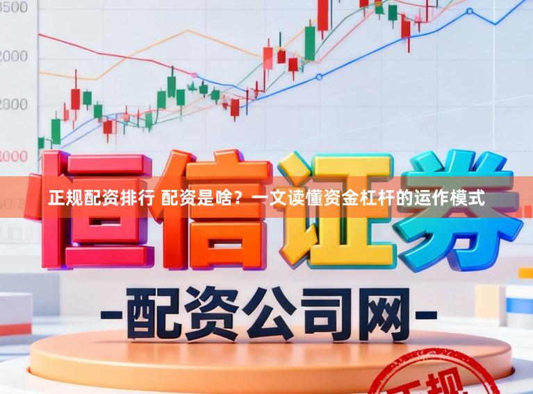正规配资排行 配资是啥？一文读懂资金杠杆的运作模式